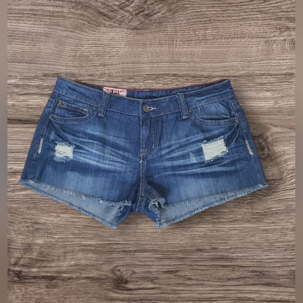 1 Kiss Denim Blue Women's Shorts Size 15